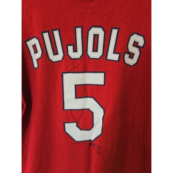 St. Louis Cardinals Pujols T Shirt‎ Size Large MLB Baseball - Picture 6 of 8